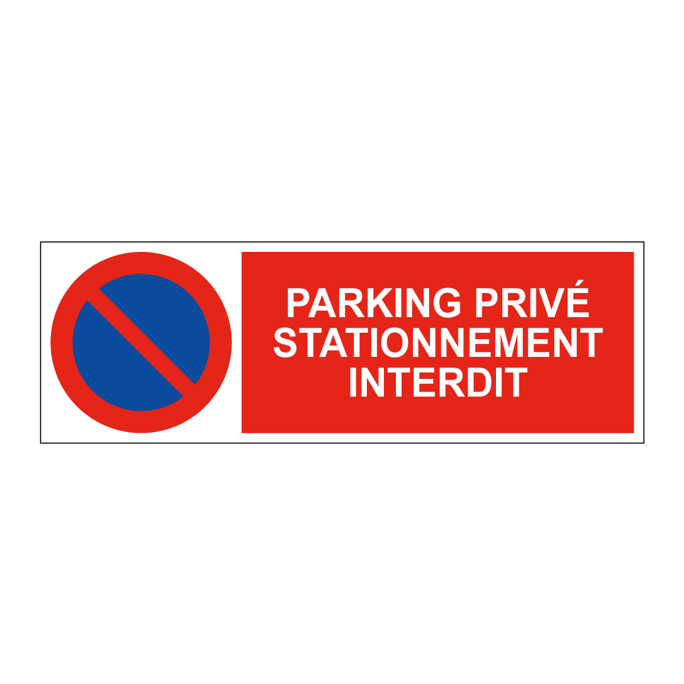Parking privé stationnement interdit