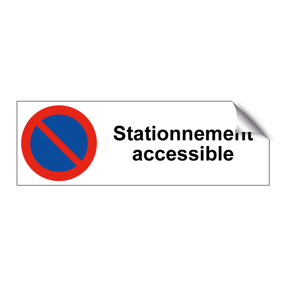 Stationnement accessible