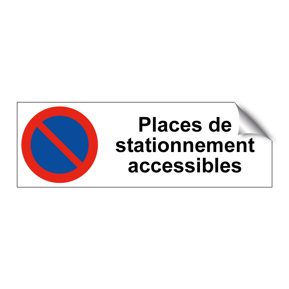Places de stationnement accessibles