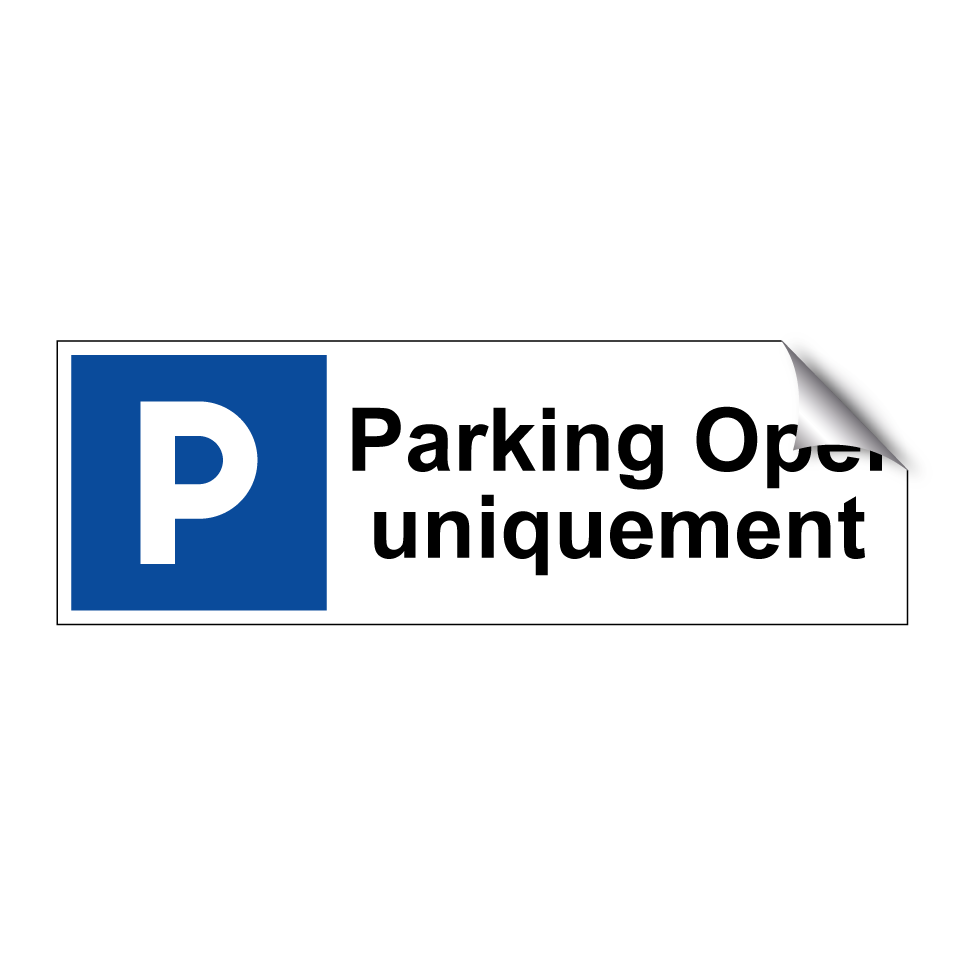 Parking Opel uniquement