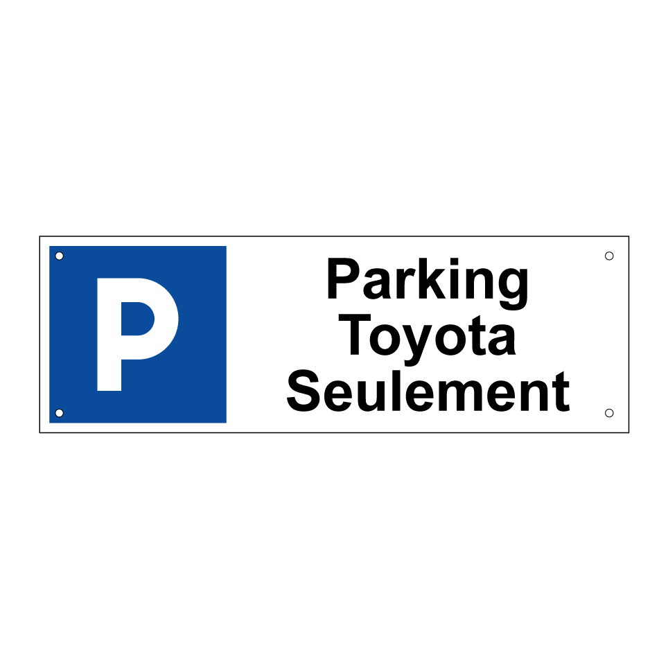 Parking Toyota Seulement