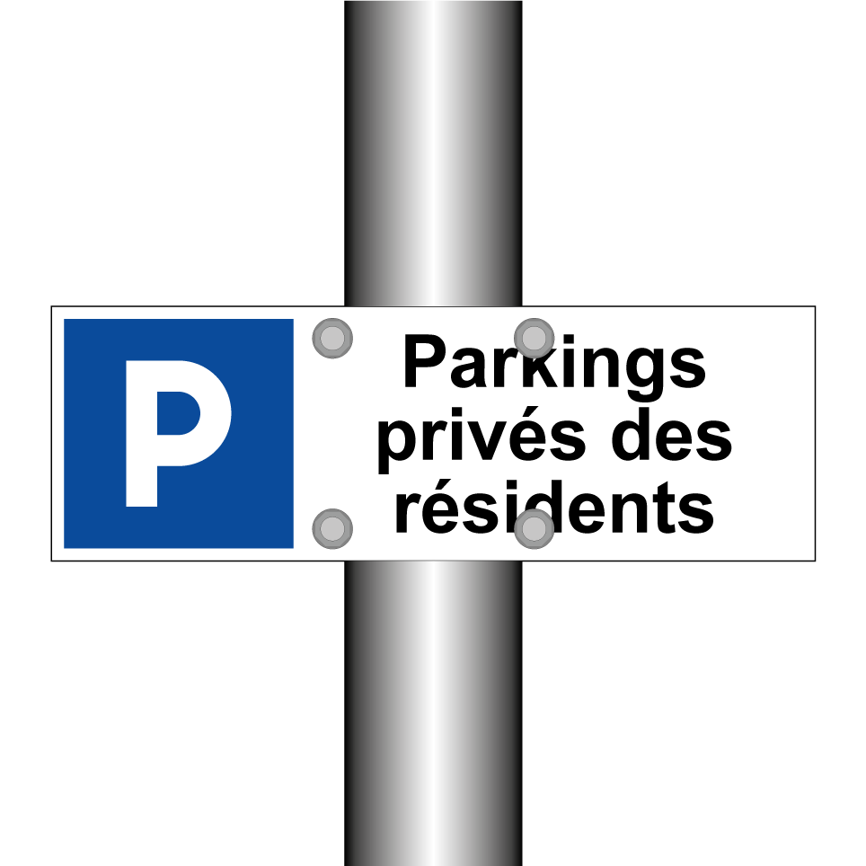 Parkings privés des résidents