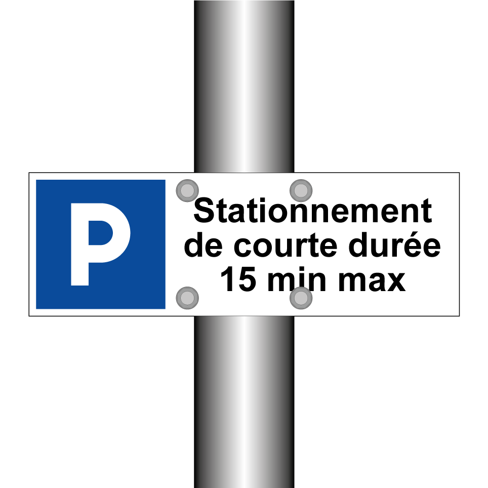 Stationnement de courte durée 15 min max