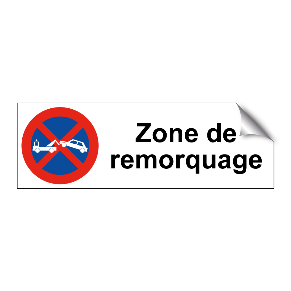 Zone de remorquage
