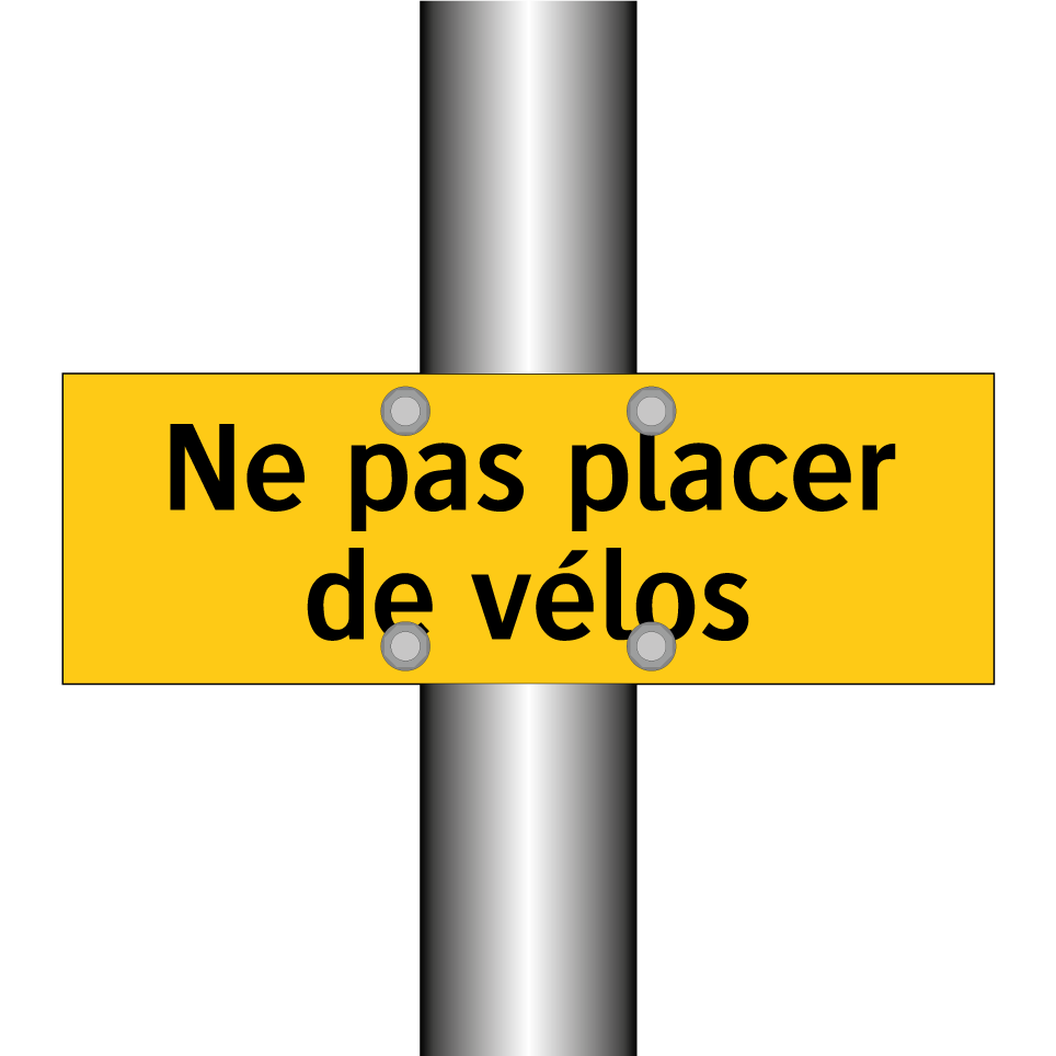 Ne pas placer de vélos