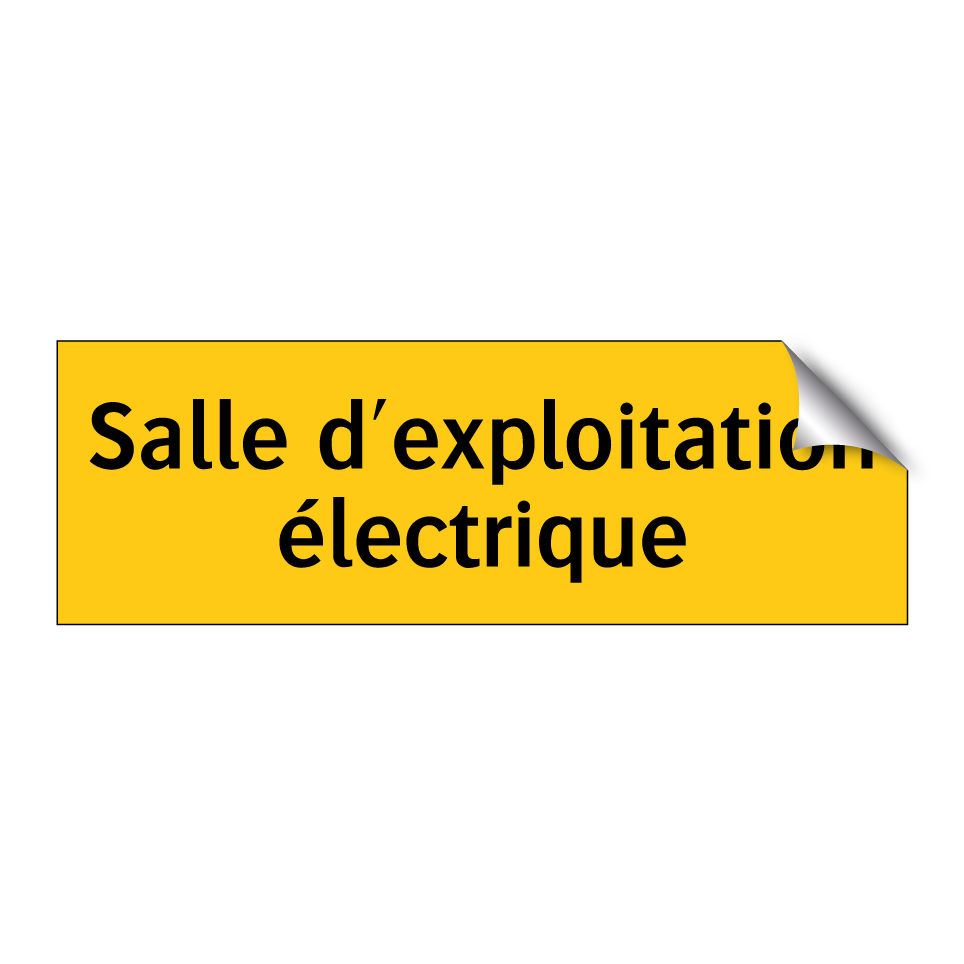 Salle d'exploitation électrique