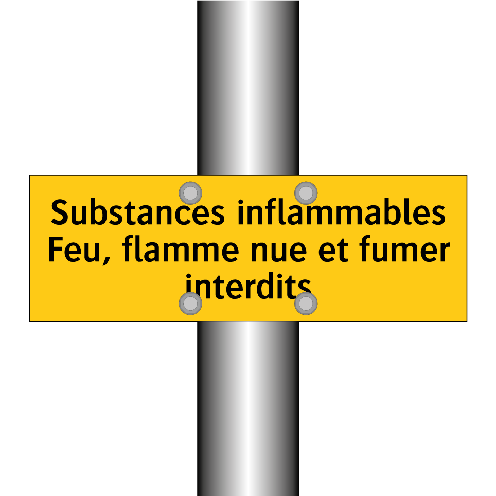 Substances inflammables Feu, flamme nue et fumer interdits