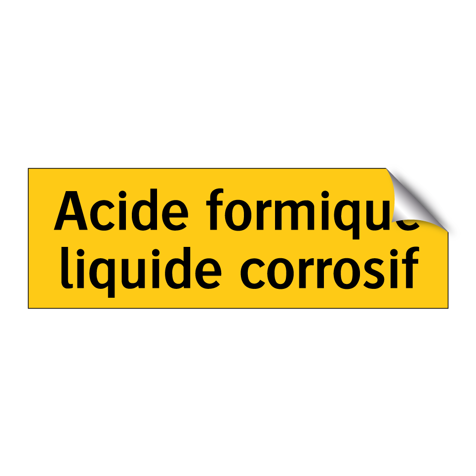 Acide formique liquide corrosif