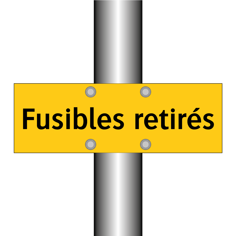 Fusibles retirés