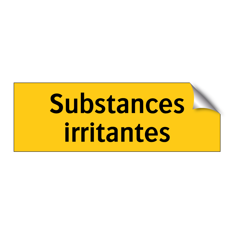 Substances irritantes
