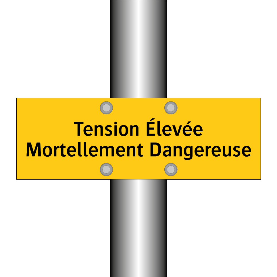 Tension Élevée Mortellement Dangereuse