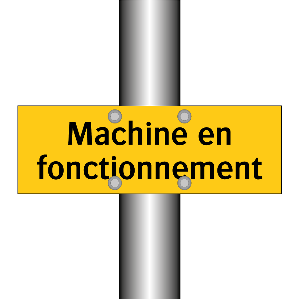 Machine en fonctionnement