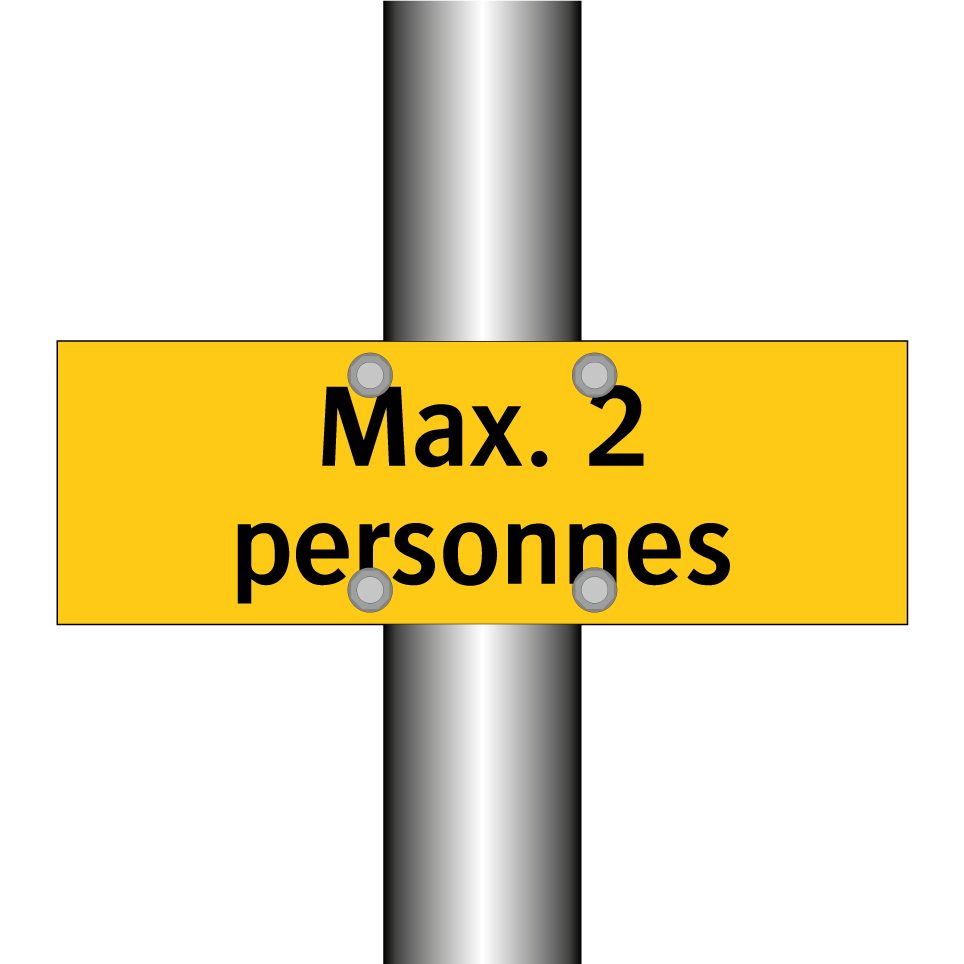 Max. 2 personnes