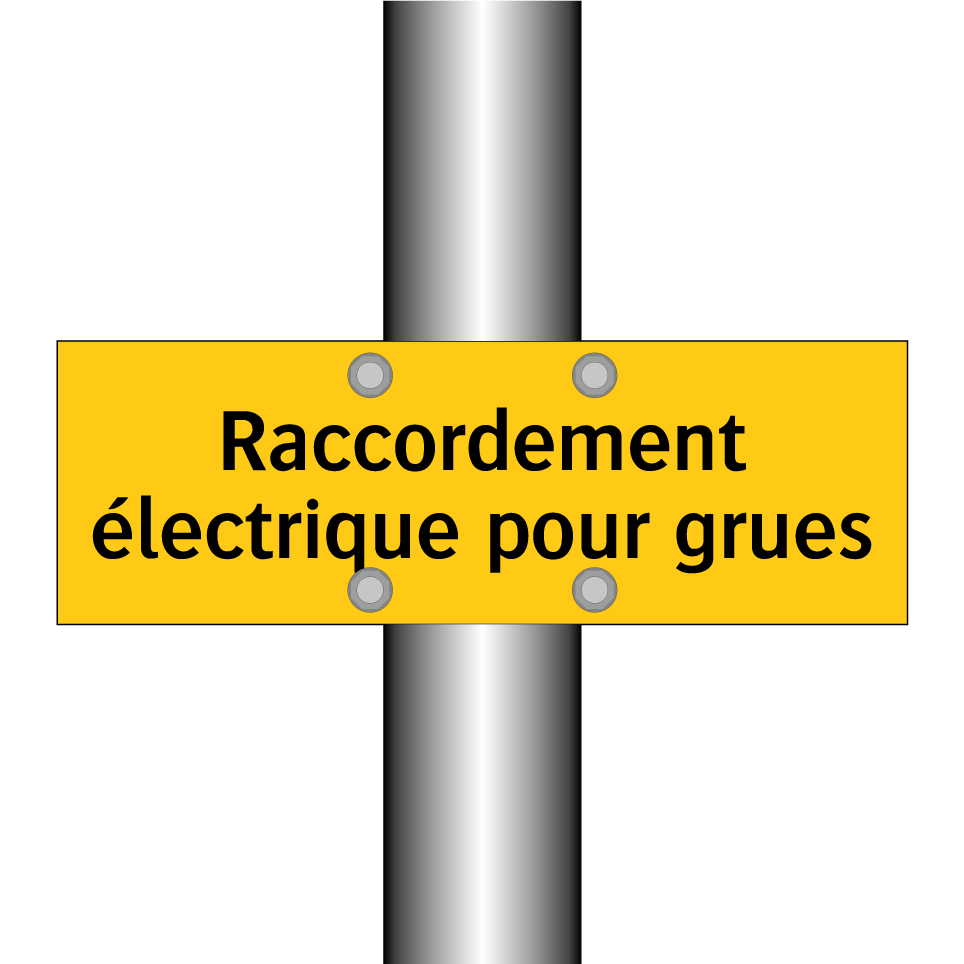 Raccordement électrique pour grues