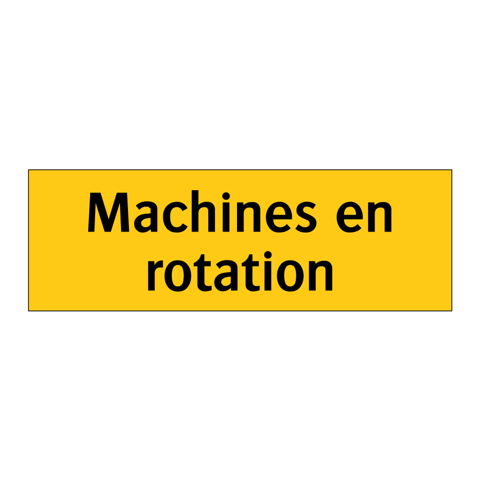 Machines en rotation