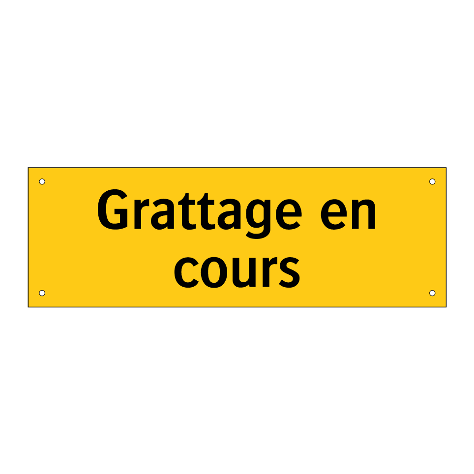 Grattage en cours