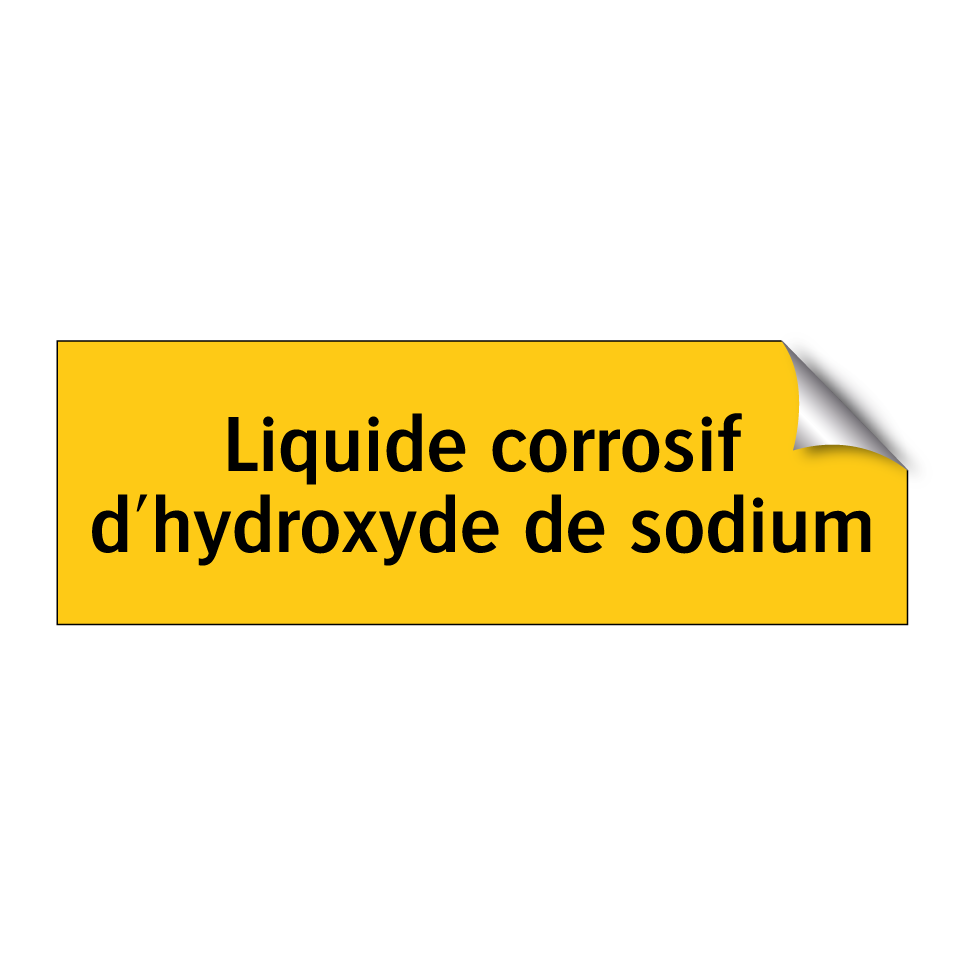 Liquide corrosif d'hydroxyde de sodium