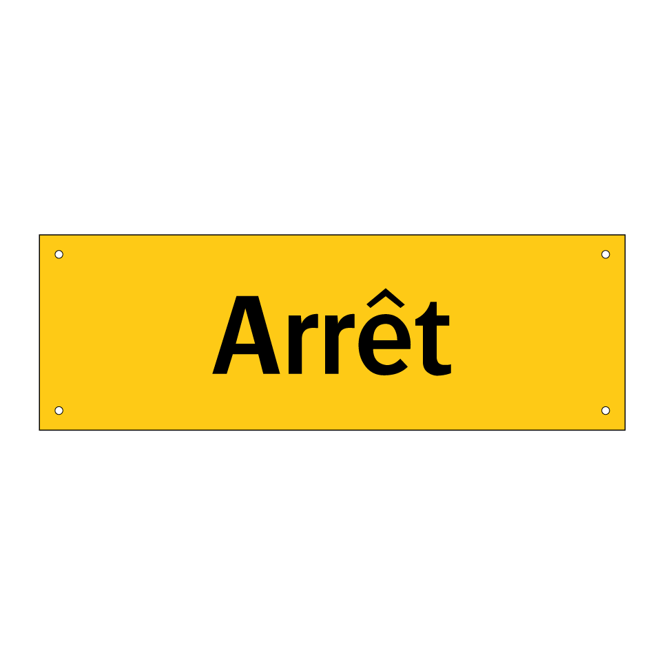 Arrêt
