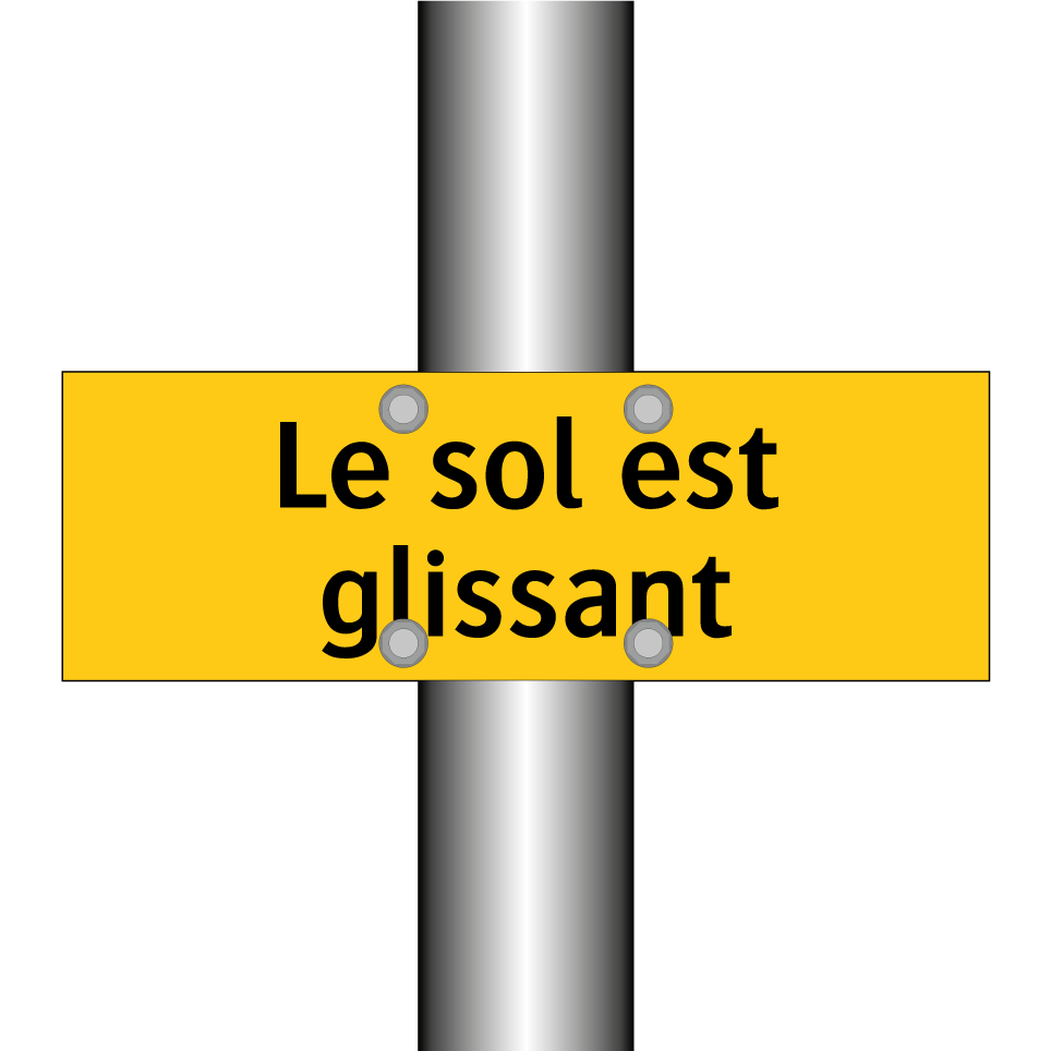 Le sol est glissant