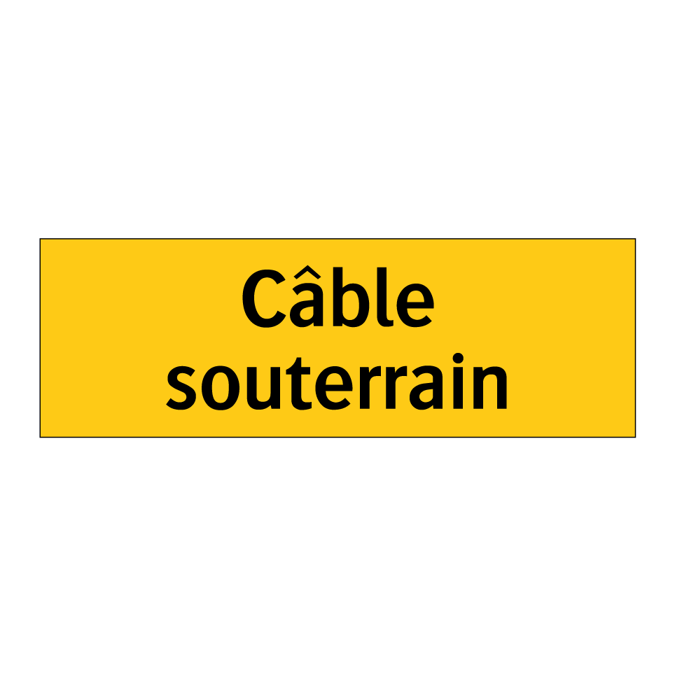 Câble souterrain