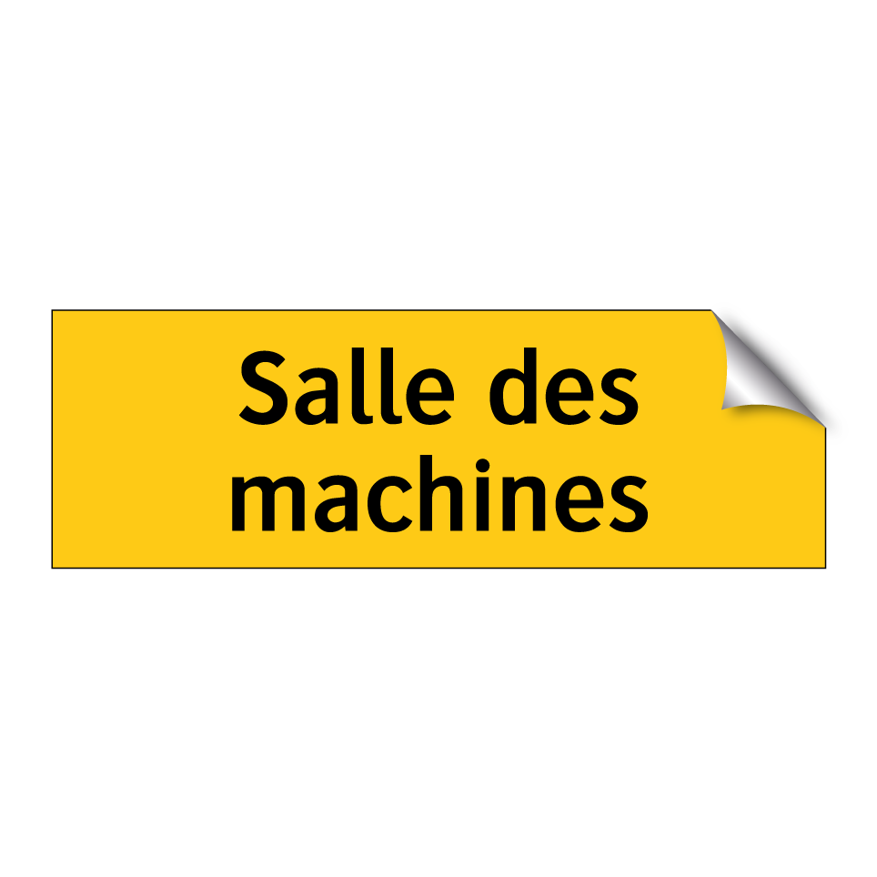 Salle des machines