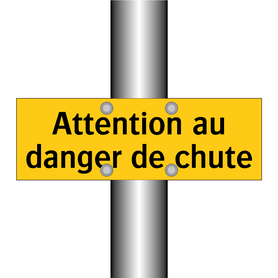 Attention au danger de chute