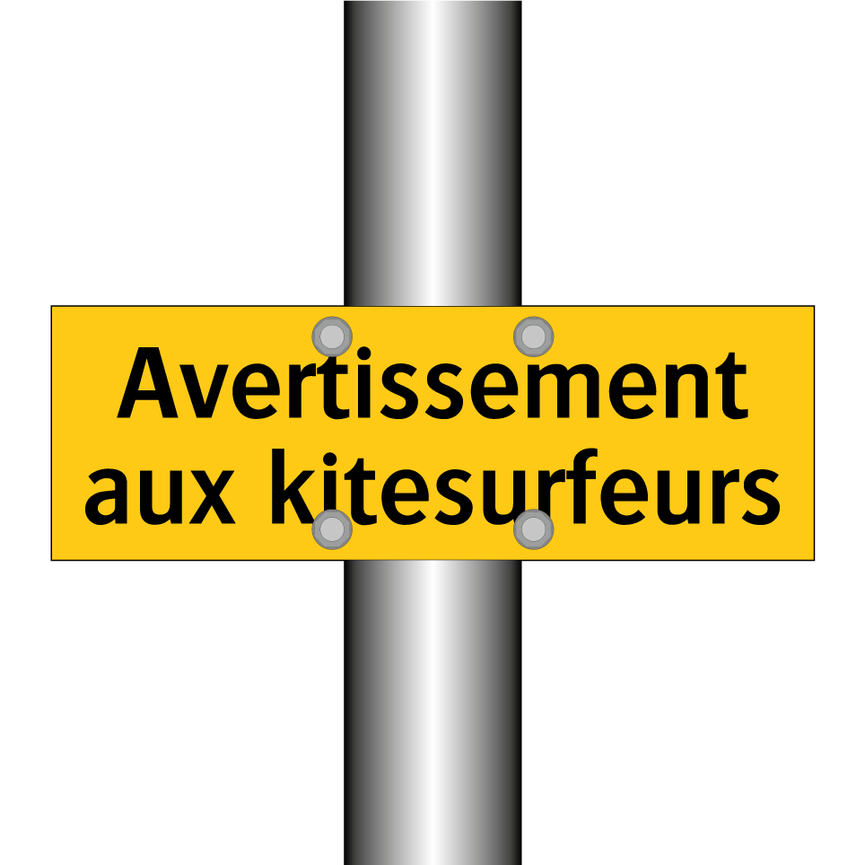 Avertissement aux kitesurfeurs