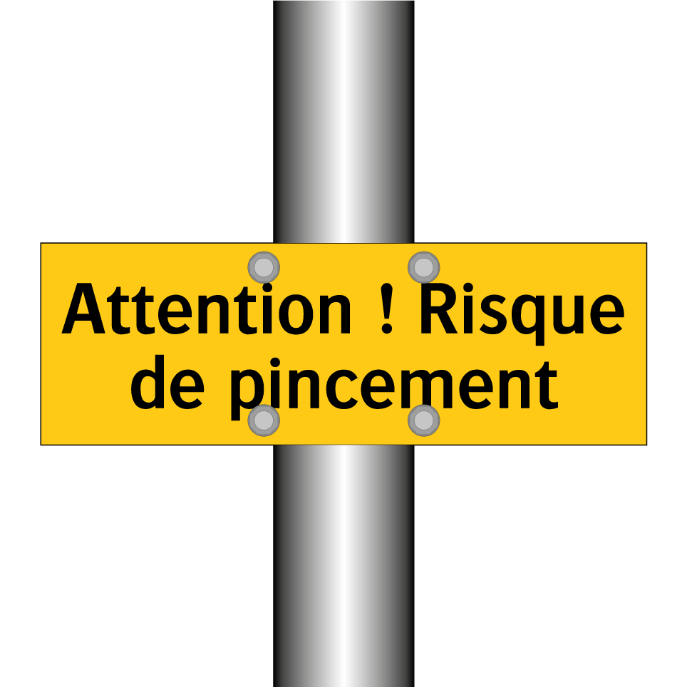 Attention ! Risque de pincement