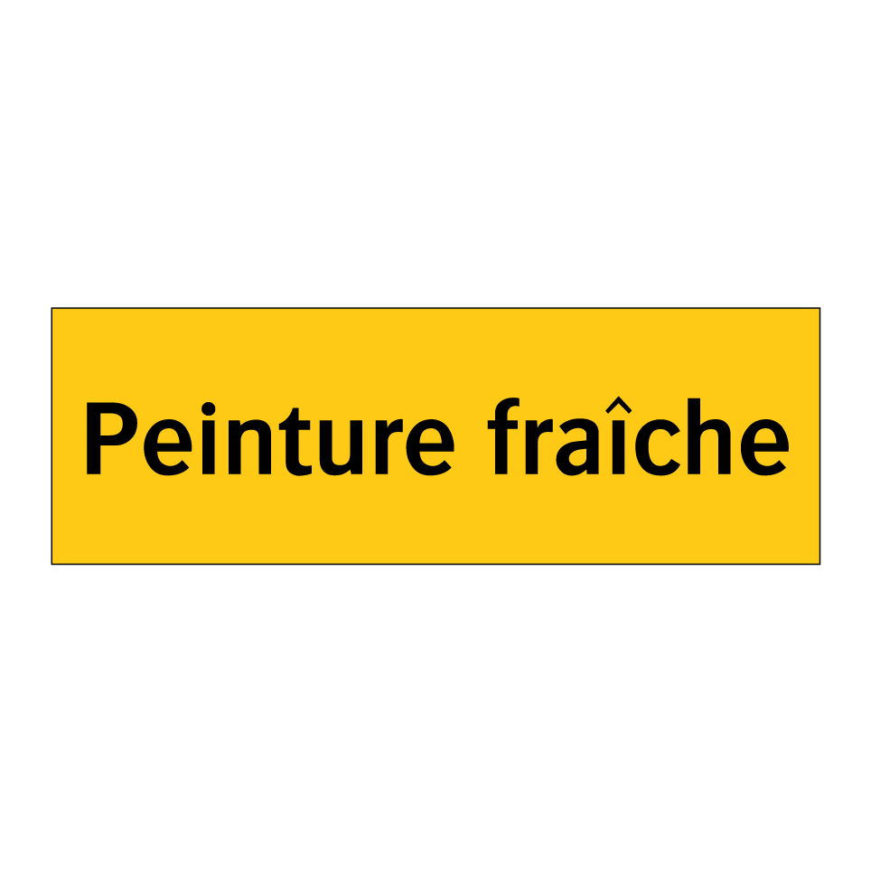 Peinture fraîche