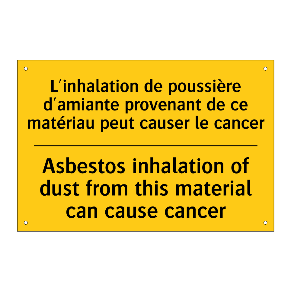 L'inhalation de poussière d'amiante  /.../ - Asbestos inhalation of dust from  /.../