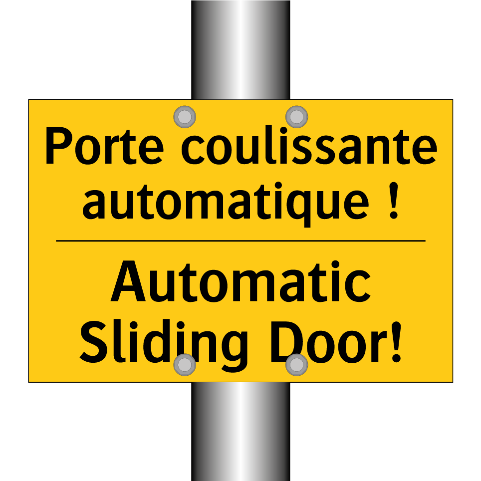 Porte coulissante automatique  /.../ - Automatic Sliding Door!