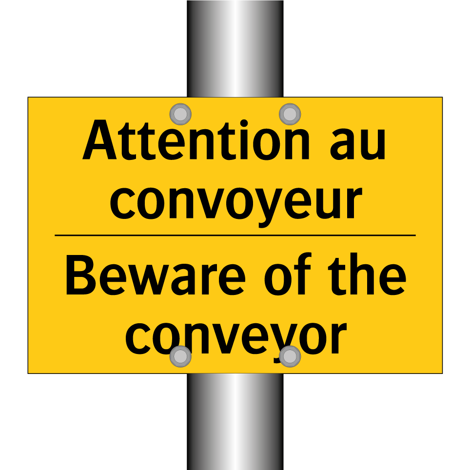 Attention au convoyeur - Beware of the conveyor