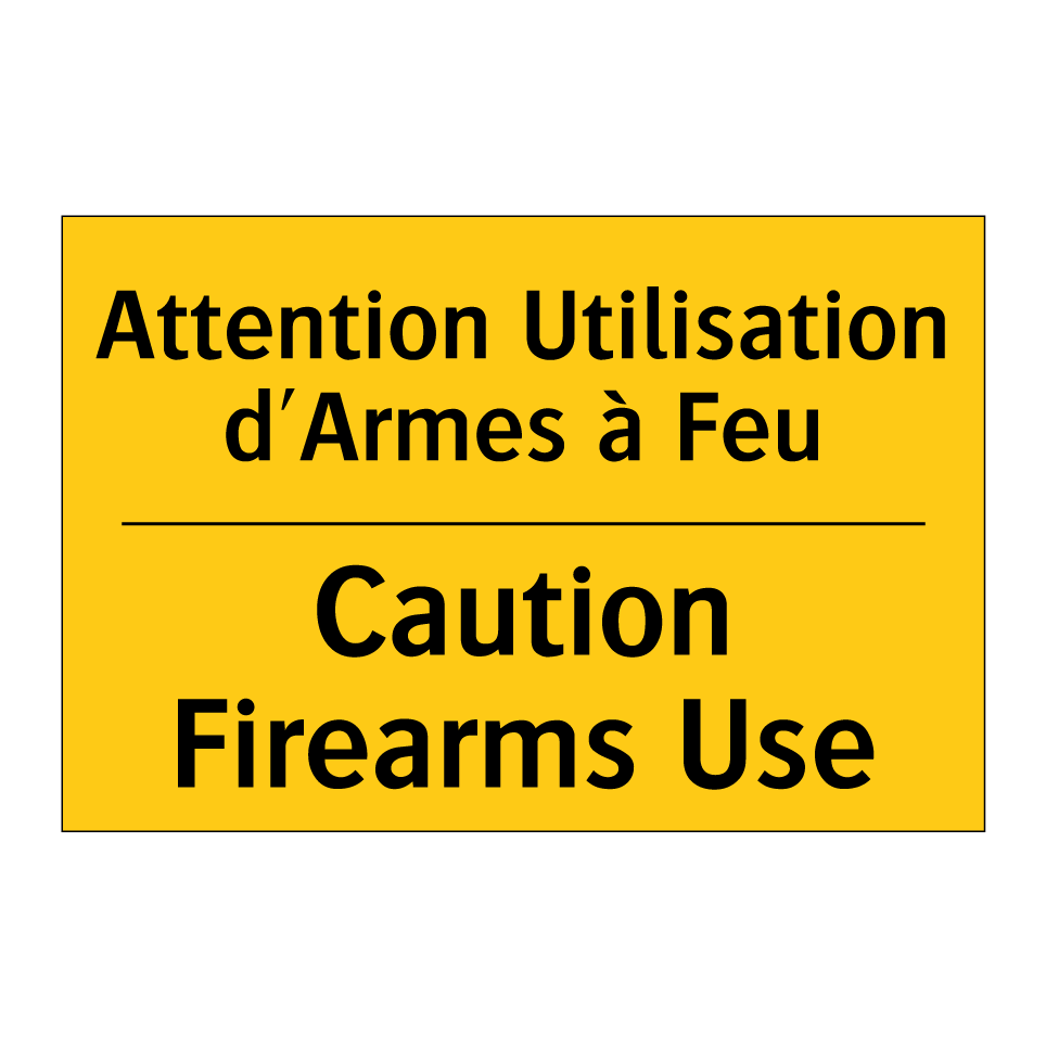 Attention Utilisation d'Armes  /.../ - Caution Firearms Use