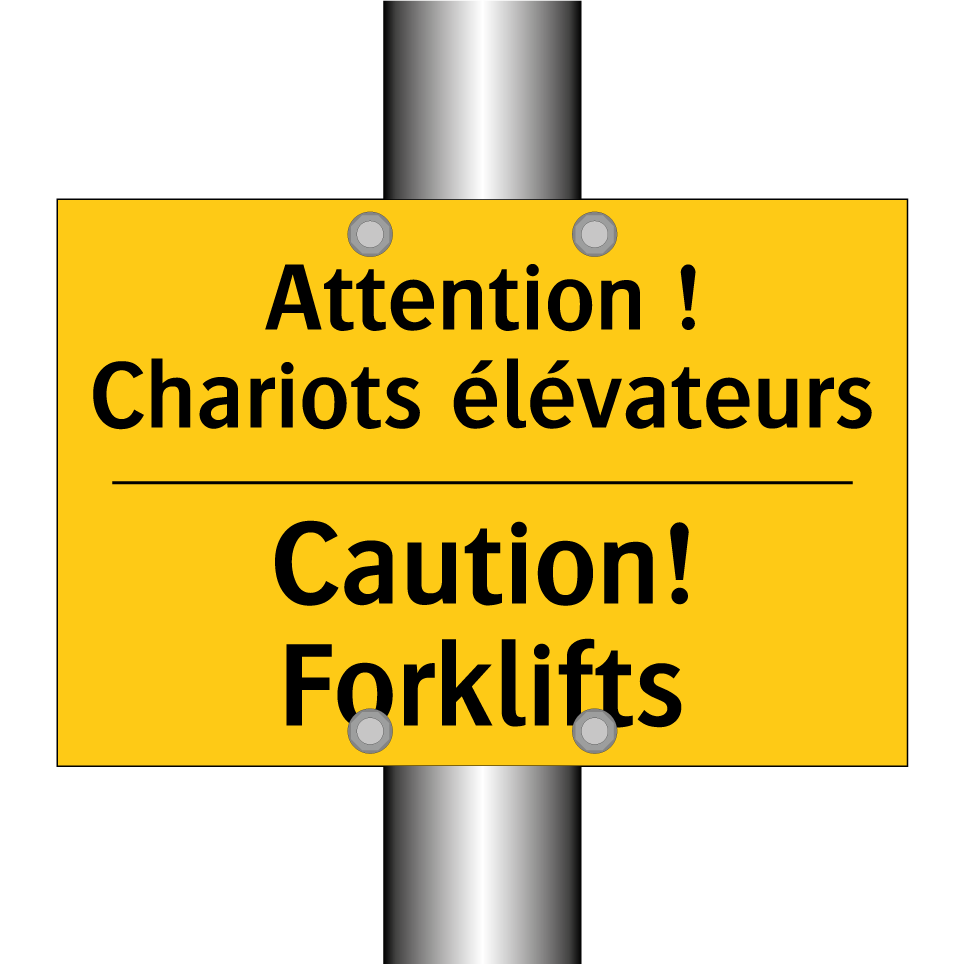 Attention ! Chariots élévateurs /.../ - Caution! Forklifts