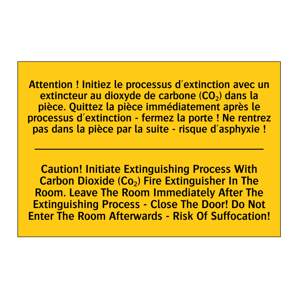 Attention ! Initiez le processus  /.../ - Caution! Initiate Extinguishing  /.../