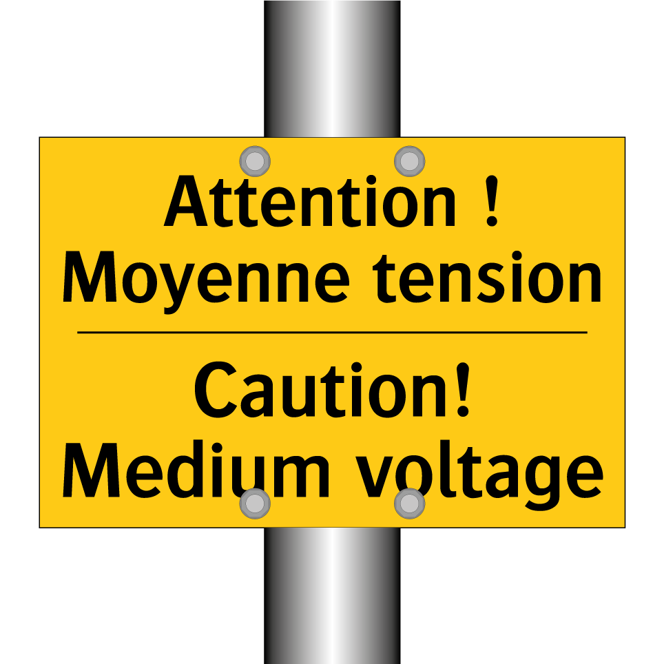 Attention ! Moyenne tension - Caution! Medium voltage