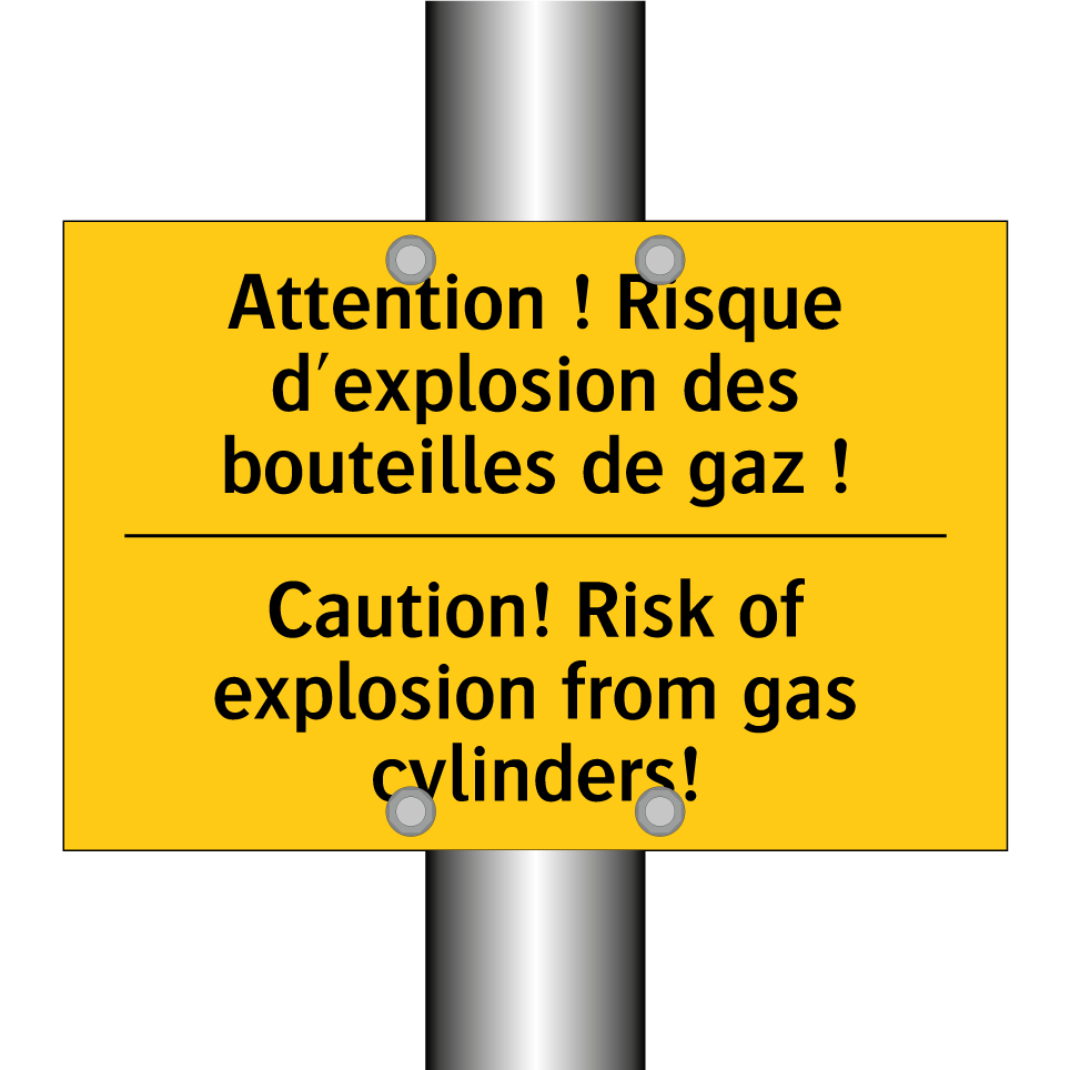 Attention ! Risque d'explosion  /.../ - Caution! Risk of explosion from  /.../