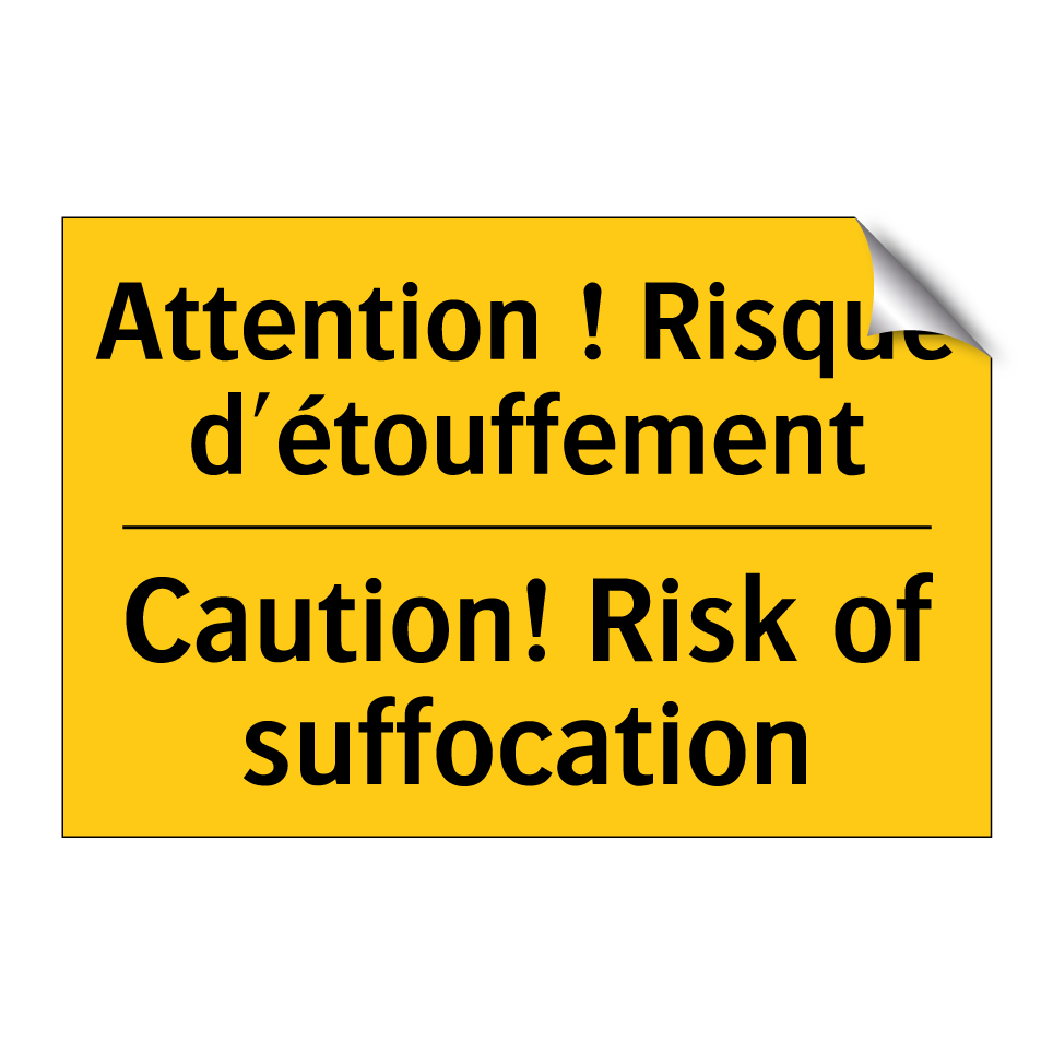 Attention ! Risque d'étouffement /.../ - Caution! Risk of suffocation