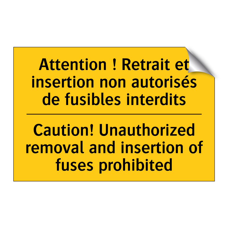 Attention ! Retrait et insertion  /.../ - Caution! Unauthorized removal  /.../
