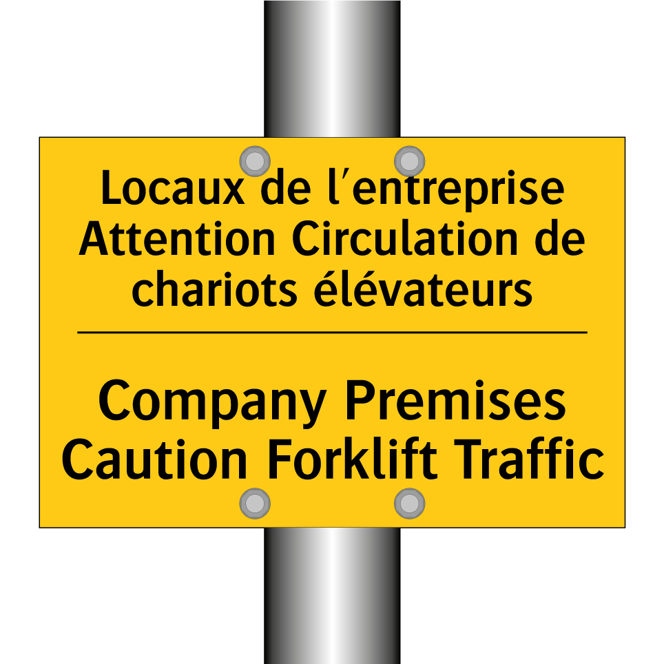 Locaux de l'entreprise Attention  /.../ - Company Premises Caution Forklift  /.../
