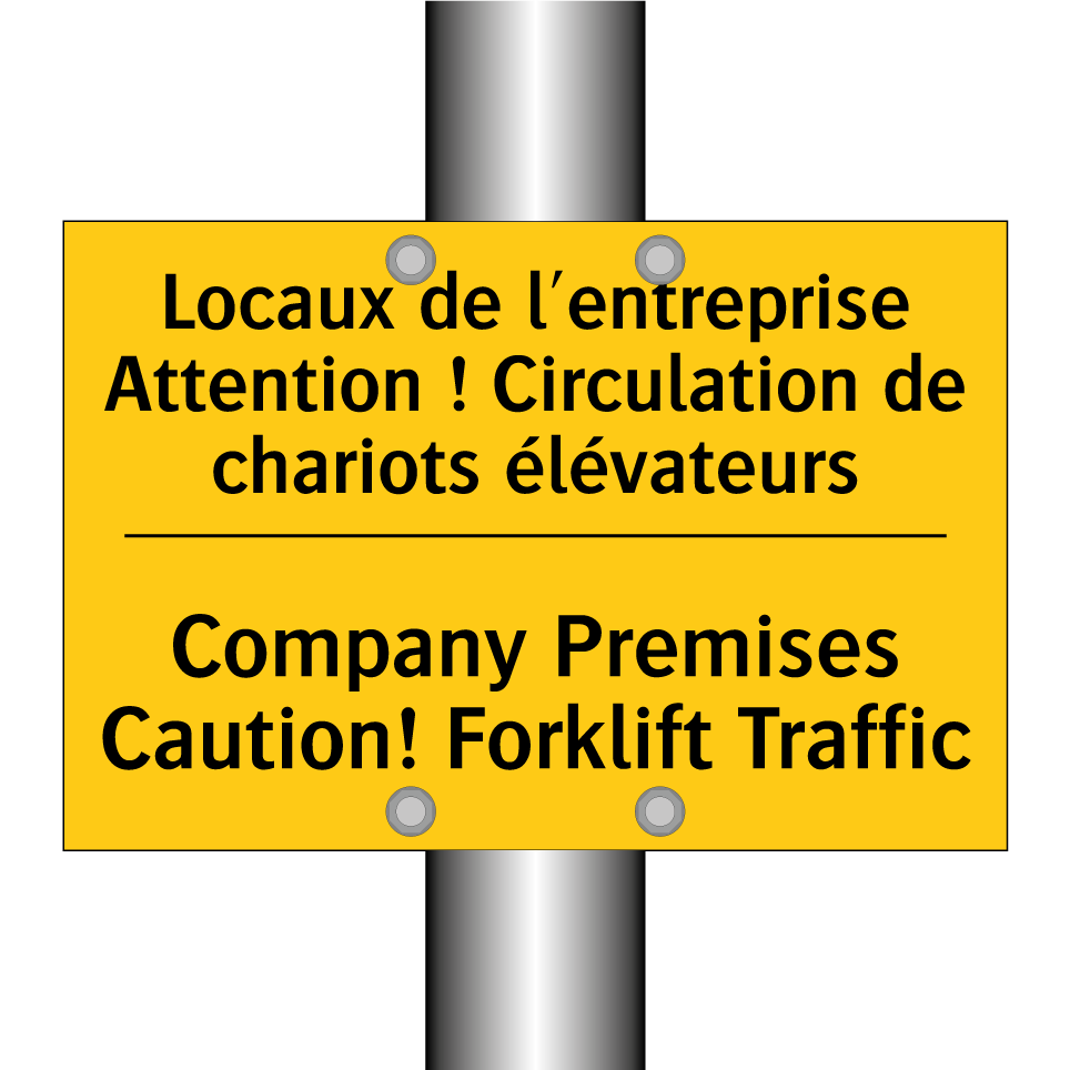 Locaux de l'entreprise Attention  /.../ - Company Premises Caution! Forklift  /.../