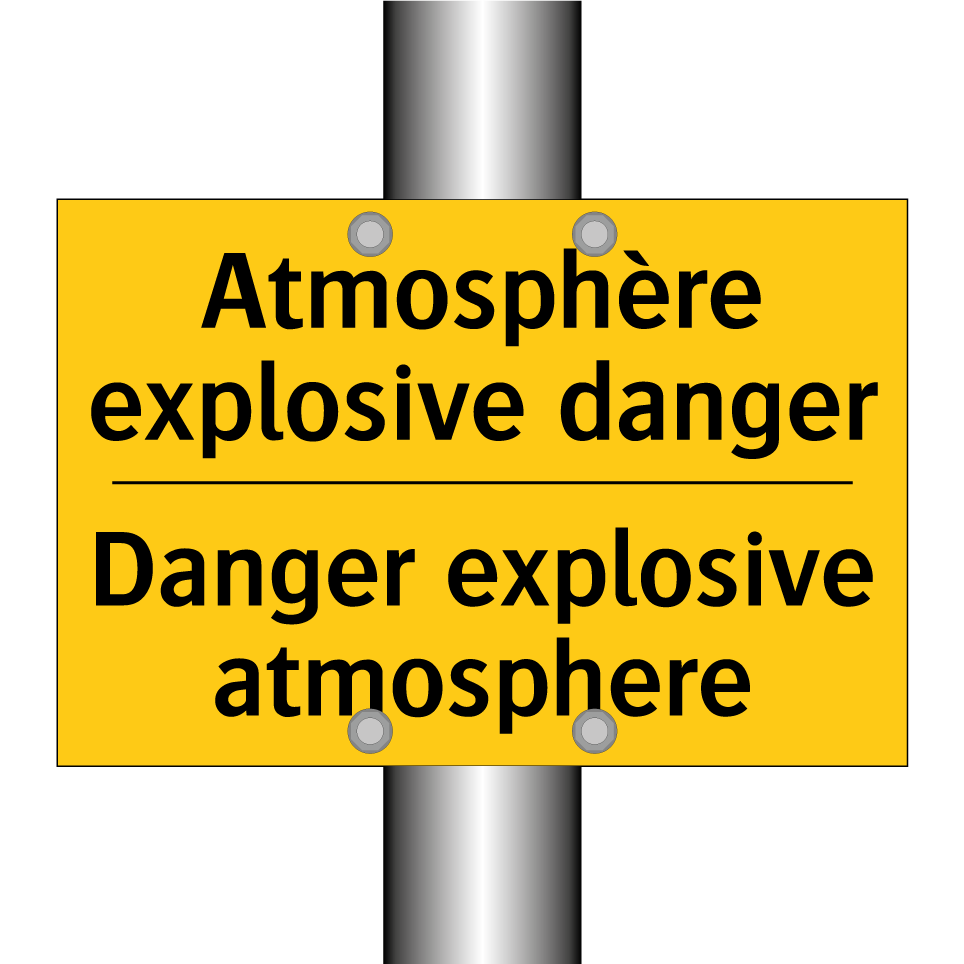 Atmosphère explosive danger - Danger explosive atmosphere