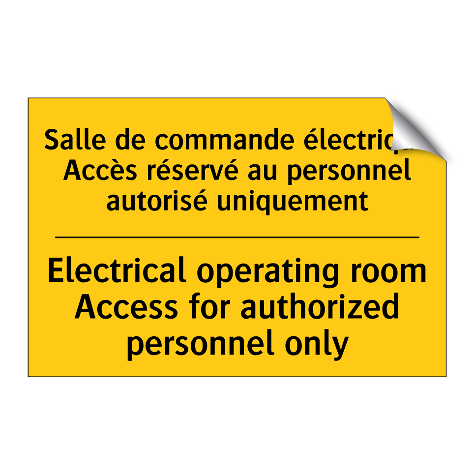 Salle de commande électrique Accès  /.../ - Electrical operating room Access  /.../