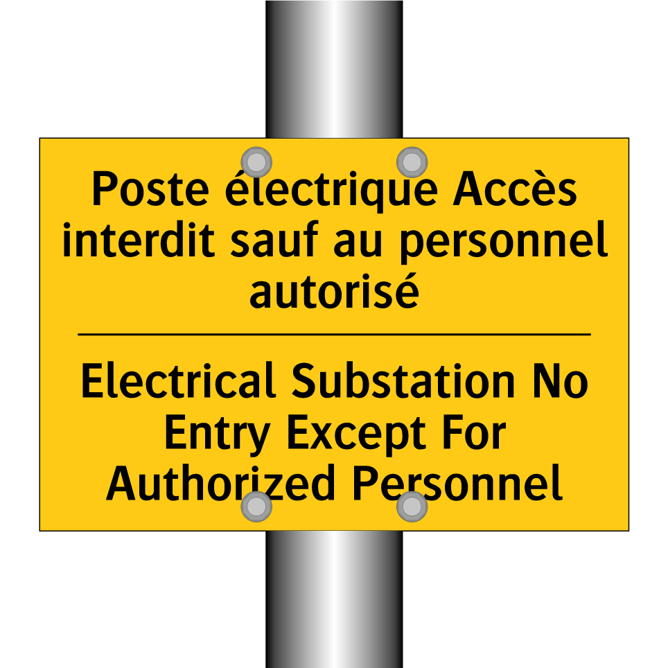 Poste électrique Accès interdit  /.../ - Electrical Substation No Entry  /.../