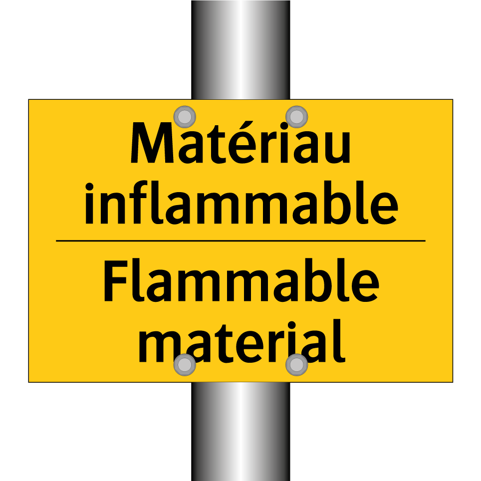 Matériau inflammable - Flammable material