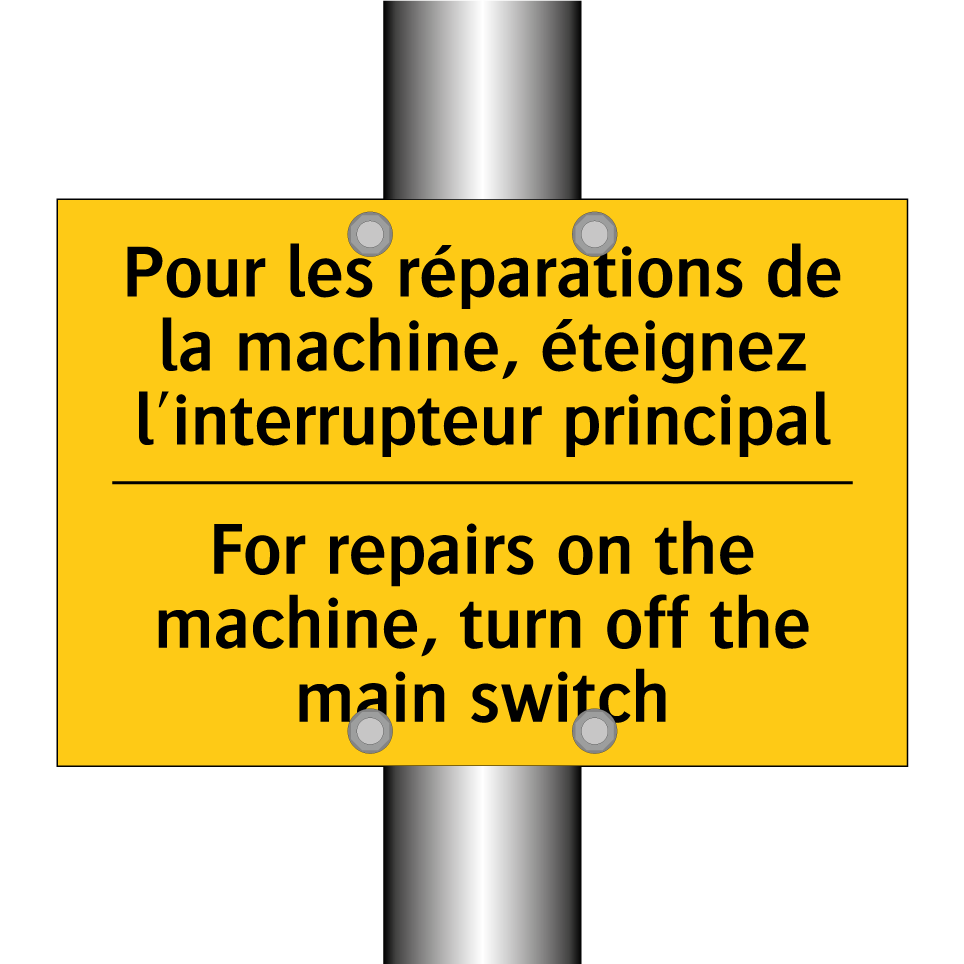 Pour les réparations de la machine,  /.../ - For repairs on the machine, turn  /.../