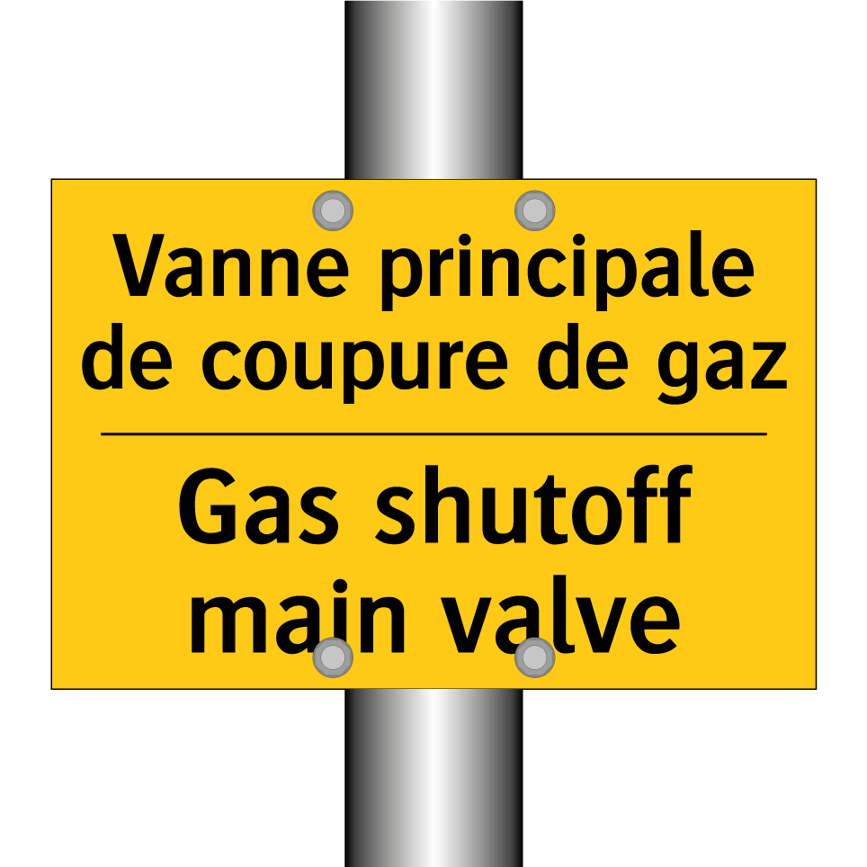 Vanne principale de coupure de  /.../ - Gas shutoff main valve