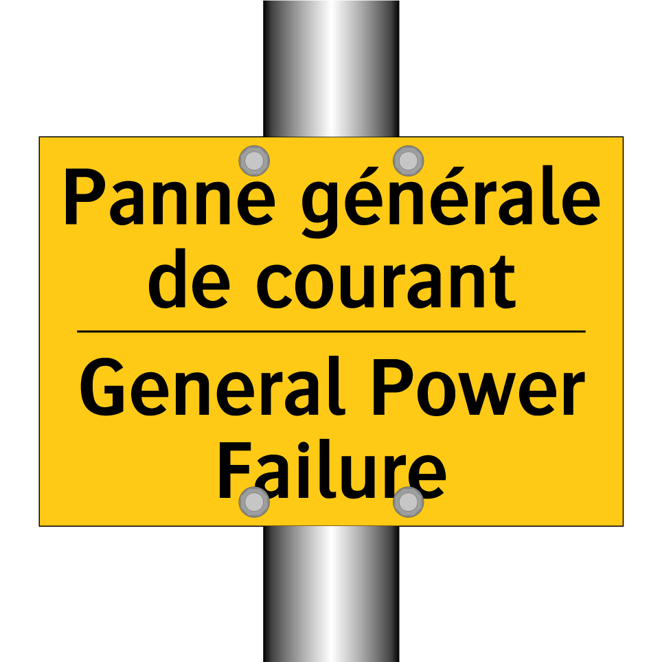 Panne générale de courant - General Power Failure