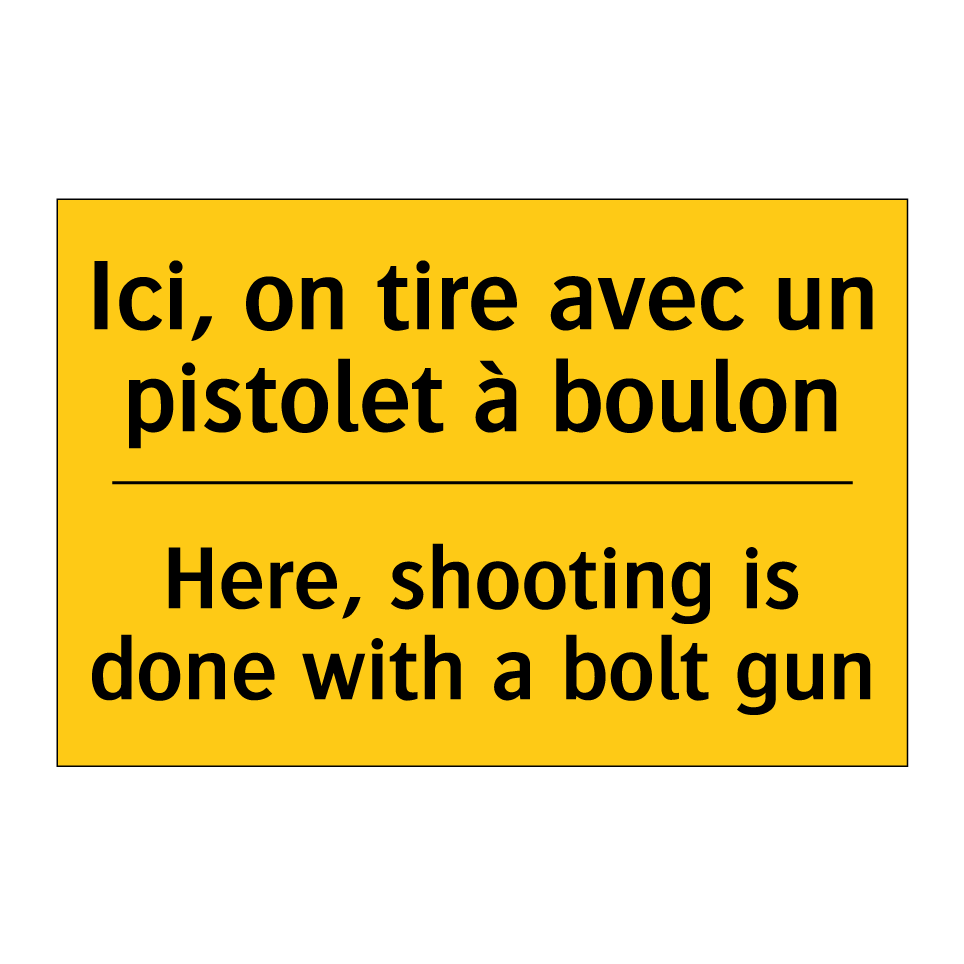 Ici, on tire avec un pistolet  /.../ - Here, shooting is done with a  /.../