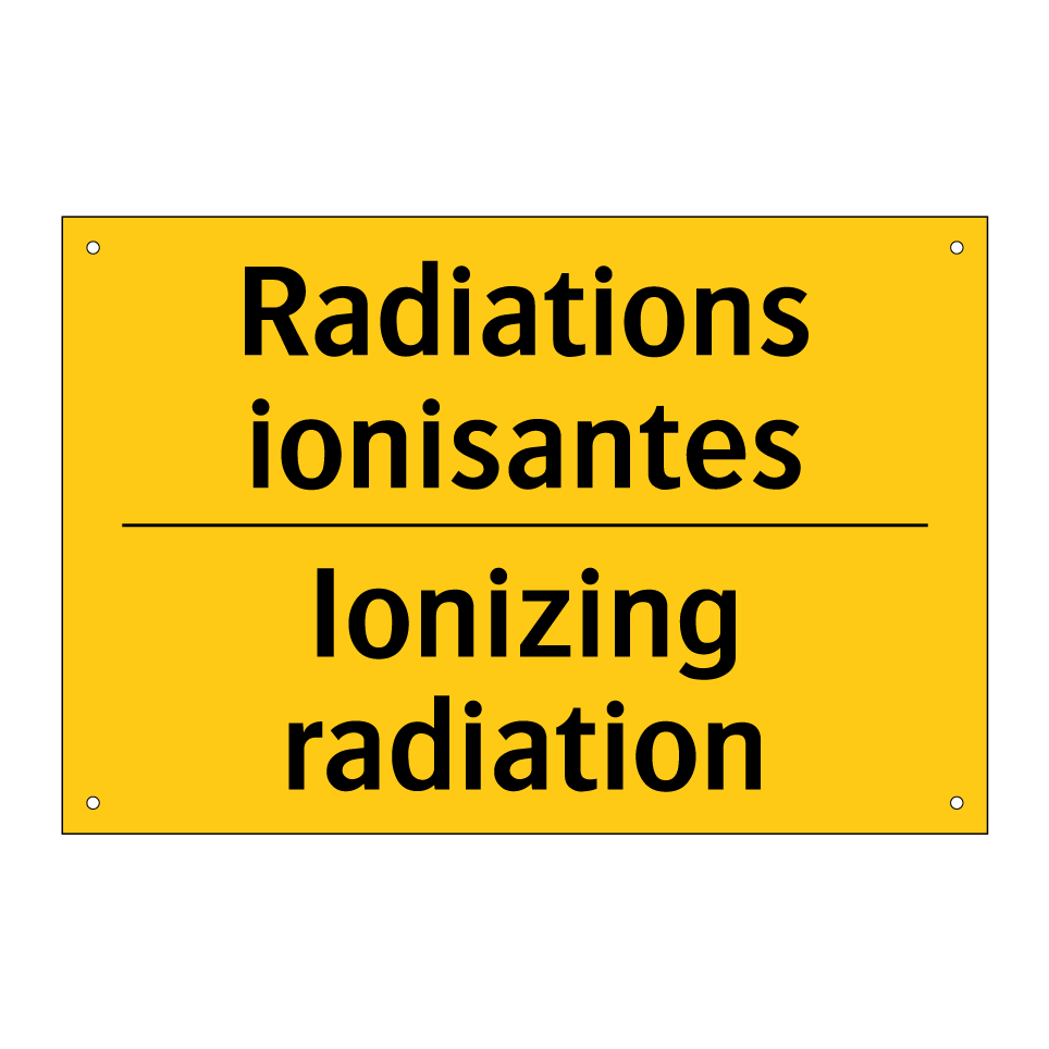 Radiations ionisantes - Ionizing radiation